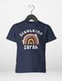 Kinder Mädchen T-Shirt Einschulung 2025 mit Namen Regenbogen Aufdruck Schulkind personalisiert Schulanfang Moonworks®preview