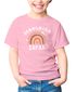 Kinder Mädchen T-Shirt Einschulung 2025 mit Namen Regenbogen Aufdruck Schulkind personalisiert Schulanfang Moonworks®preview