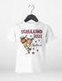 Kinder Mädchen T-Shirt Einschulung 2025 mit Namen Schulkind anpassbare Jahreszahl Schultüte Strichmännchen personalisierbar SpecialMe®preview