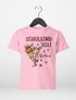 Kinder Mädchen T-Shirt Einschulung 2025 mit Namen Schulkind anpassbare Jahreszahl Schultüte Strichmännchen personalisierbar SpecialMe®preview