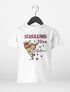 Kinder Mädchen T-Shirt Einschulung 2025 mit Namen Schulkind anpassbare Jahreszahl Schultüte Strichmännchen personalisierbar SpecialMe®preview