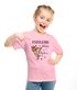 Kinder Mädchen T-Shirt Einschulung 2025 mit Namen Schulkind anpassbare Jahreszahl Schultüte Strichmännchen personalisierbar SpecialMe®preview
