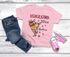 Kinder Mädchen T-Shirt Einschulung 2025 mit Namen Schulkind anpassbare Jahreszahl Schultüte Strichmännchen personalisierbar SpecialMe®preview
