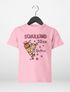 Kinder Mädchen T-Shirt Einschulung 2025 mit Namen Schulkind anpassbare Jahreszahl Schultüte Strichmännchen personalisierbar SpecialMe®preview
