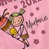 Kinder Mädchen T-Shirt Einschulung 2025 mit Namen Schulkind anpassbare Jahreszahl Schultüte Strichmännchen personalisierbar SpecialMe®preview