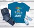 Kinder Mädchen T-Shirt Einschulung 2025 mit Regenbogen-Einhorn, Peace-Zeichen und lustigem Spruch Moonworks®preview