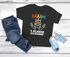 Kinder Mädchen T-Shirt Einschulung 2025 mit Regenbogen-Einhorn, Peace-Zeichen und lustigem Spruch Moonworks®preview