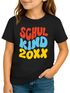 Kinder Mädchen T-Shirt Einschulung 2025 Retro-Schriftzug Schulkind Jahreszahl personalisierbar Geschenk Schulstart SpecialMe®preview