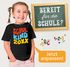 Kinder Mädchen T-Shirt Einschulung 2025 Retro-Schriftzug Schulkind Jahreszahl personalisierbar Geschenk Schulstart SpecialMe®preview