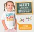 Kinder Mädchen T-Shirt Einschulung 2025 Retro-Schriftzug Schulkind Jahreszahl personalisierbar Geschenk Schulstart SpecialMe®preview