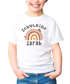 Kinder Mädchen T-Shirt Einschulung 2026 mit Namen Regenbogen Aufdruck Schulkind personalisiert Schulanfang Moonworks®preview