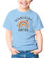 Kinder Mädchen T-Shirt Einschulung 2026 mit Namen Regenbogen Aufdruck Schulkind personalisiert Schulanfang Moonworks®preview