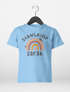 Kinder Mädchen T-Shirt Einschulung 2026 mit Namen Regenbogen Aufdruck Schulkind personalisiert Schulanfang Moonworks®preview
