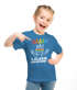 Kinder Mädchen T-Shirt Einschulung 2026 mit Regenbogen-Einhorn, Peace-Zeichen und lustigem Spruch Moonworks®preview