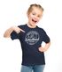 Kinder Mädchen T-Shirt Einschulung Erste Klasse personalisiert Schulkind 2025 mit Wunschname Schulanfang Geschenkidee Moonworks®preview
