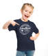 Kinder Mädchen T-Shirt Einschulung Erste Klasse personalisiert Schulkind 2026 mit Wunschname Schulanfang Geschenkidee Moonworks®preview