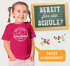 Kinder Mädchen T-Shirt Einschulung Erste Klasse personalisiert Schulkind 2026 mit Wunschname Schulanfang Geschenkidee Moonworks®preview