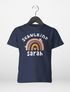 Kinder Mädchen T-Shirt Einschulung mit Namen Regenbogen Aufdruck Schulkind  personalisiert Schulanfang Moonworks®preview