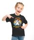 Kinder Mädchen T-Shirt Einschulung Retro Dab Einhorn Unicorn personalisiert Schulkind 2025 Schulanfang Moonworks®preview
