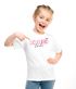 Kinder Mädchen T-Shirt Geschenkidee Schulanfang | Schriftzug Schulkind 2025 mit Name Jahreszahl personalisiert SpecialMe®preview