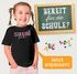 Kinder Mädchen T-Shirt Geschenkidee Schulanfang | Schriftzug Schulkind 2025 mit Name Jahreszahl personalisiert SpecialMe®preview