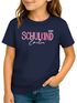 Kinder Mädchen T-Shirt Geschenkidee Schulanfang | Schriftzug Schulkind 2025 mit Name Jahreszahl personalisiert SpecialMe®preview