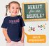 Kinder Mädchen T-Shirt Geschenkidee Schulanfang | Schriftzug Schulkind 2025 mit Name Jahreszahl personalisiert SpecialMe®preview