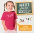 Kinder Mädchen T-Shirt Geschenkidee Schulanfang | Schriftzug Schulkind 2025 mit Name Jahreszahl personalisiert SpecialMe®preview