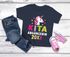 Kinder Mädchen T-Shirt Kita Abgängerin personalisierbar mit Jahreszahl bedruckt Einhorn Motiv Schulanfang 2025 SpecialMe®preview