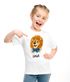 Kinder Mädchen T-Shirt Löwe Comicstil mit Name personalisiert Mädchen-Geschenke Mädchenkleidung SpecialMe®preview
