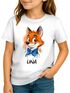 Kinder Mädchen T-Shirt mit Name personalisiert Comic-Fuchs Printshirt Kindermode Mädchengeschenke SpecialMe®preview