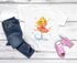 Kinder Mädchen T-Shirt mit Name personalisiert Prinzessin Ballerina Print Aufdruck individuelle Mädchengeschenke SpecialMe®preview