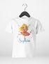 Kinder Mädchen T-Shirt mit Name personalisiert Prinzessin Ballerina Print Aufdruck individuelle Mädchengeschenke SpecialMe®preview