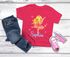 Kinder Mädchen T-Shirt mit Name personalisiert Prinzessin Ballerina Print Aufdruck individuelle Mädchengeschenke SpecialMe®preview
