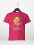 Kinder Mädchen T-Shirt mit Name personalisiert Prinzessin Ballerina Print Aufdruck individuelle Mädchengeschenke SpecialMe®preview