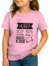 Kinder Mädchen T-Shirt mit Spruch Hurra Ich bin ein Schulkind Geschenkidee Erstklässler Einschulung 2025 Outfit 1. Schultag SpecialMe®preview