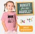 Kinder Mädchen T-Shirt mit Spruch Hurra Ich bin ein Schulkind Geschenkidee Erstklässler Einschulung 2025 Outfit 1. Schultag SpecialMe®preview