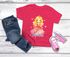 Kinder Mädchen T-Shirt Prinzessin mit Name personalisiert Mädchengeschenke Kinderkleidung mit Aufdruck Printshirt SpecialMe®preview