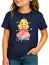 Kinder Mädchen T-Shirt Prinzessin mit Name personalisiert Mädchengeschenke Kinderkleidung mit Aufdruck Printshirt SpecialMe®preview