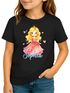 Kinder Mädchen T-Shirt Prinzessin mit Name personalisiert Mädchengeschenke Kinderkleidung mit Aufdruck Printshirt SpecialMe®preview