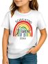 Kinder Mädchen T-Shirt RegenbogenSchulkind 2025 mit Name Jahreszahl personalisiert Geschenkidee Erstklässler SpecialMe®preview