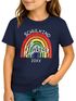 Kinder Mädchen T-Shirt RegenbogenSchulkind 2025 mit Name Jahreszahl personalisiert Geschenkidee Erstklässler SpecialMe®preview