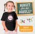 Kinder Mädchen T-Shirt Schulanfang 2025 mit Name Jahreszahl Smile Gesicht Icon personalisiert Schulkind Geschenkidee Erste Klasse SpecialMe®preview