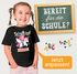Kinder Mädchen T-Shirt Schulanfang 2025 mit Name personalisiert Pegasus Design Geschenk für Märchen und Pferdefans Einschulunsgeschenk SpecialMe®preview