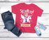 Kinder Mädchen T-Shirt Schulanfang 2025 mit Name personalisiert Pegasus Design Geschenk für Märchen und Pferdefans Einschulunsgeschenk SpecialMe®preview