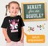 Kinder Mädchen T-Shirt Schulanfang 2025 mit Name personalisiert Pegasus Design Geschenk für Märchen und Pferdefans Einschulunsgeschenk SpecialMe®preview