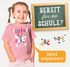 Kinder Mädchen T-Shirt Schulanfang 2025 mit Name personalisiert Pegasus Design Geschenk für Märchen und Pferdefans Einschulunsgeschenk SpecialMe®preview