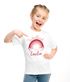 Kinder Mädchen T-Shirt Schulanfang 2025 Regenbogen mit Name Jahreszahl personalisiert Schulkind Geschenkidee Erstklässler SpecialMe®preview