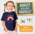 Kinder Mädchen T-Shirt Schulanfang 2025 Regenbogen mit Name Jahreszahl personalisiert Schulkind Geschenkidee Erstklässler SpecialMe®preview