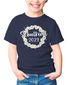 Kinder Mädchen T-Shirt Schulanfang 2025 Schulkind Jahreszal anpassbar Blumenkranz Gänseblümchen SpecialMe®preview